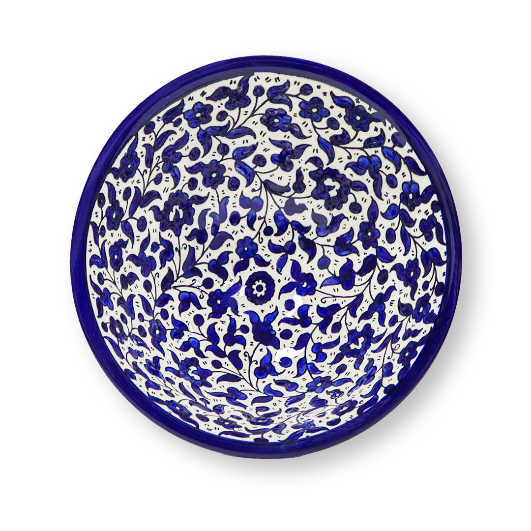 Khalili Round Plate - Blue