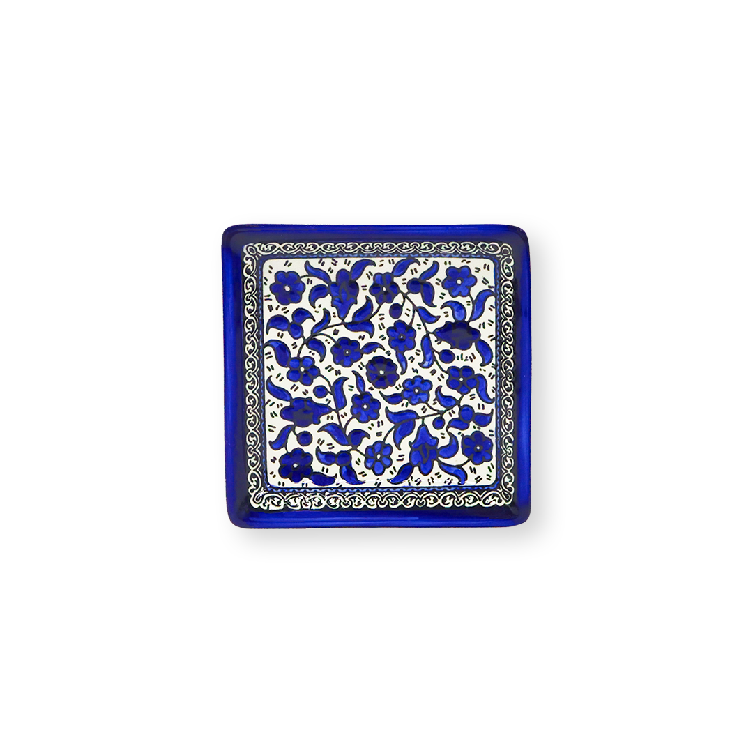 Khalili Square Plate - Blue