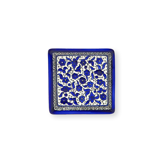 Khalili Square Plate - Blue