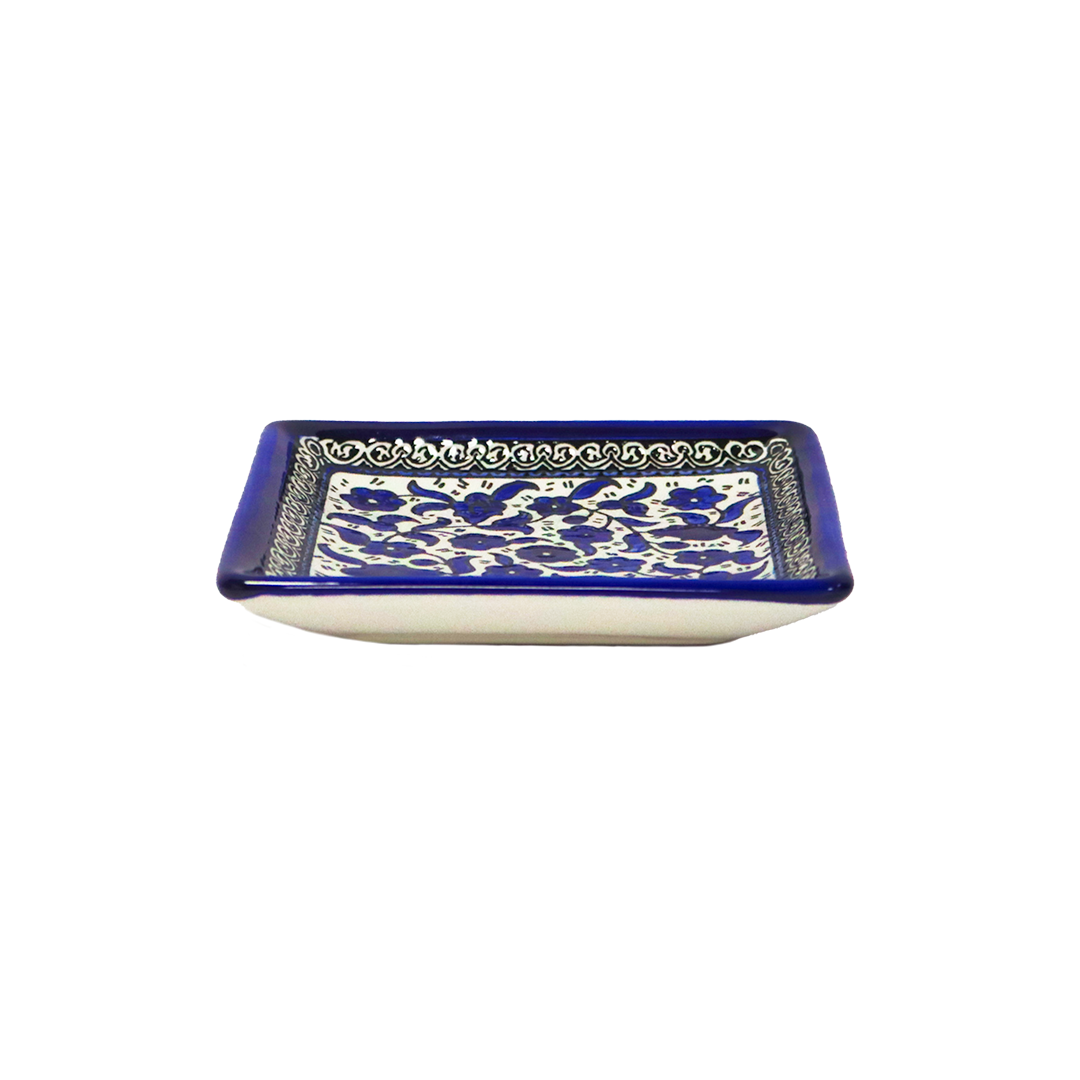 Khalili Square Plate - Blue