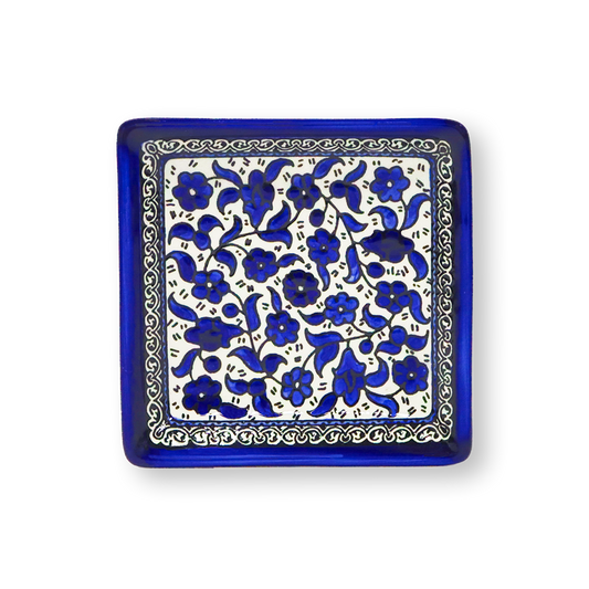 Khalili Square Plate - Blue